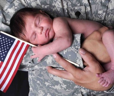 newborn of veteran